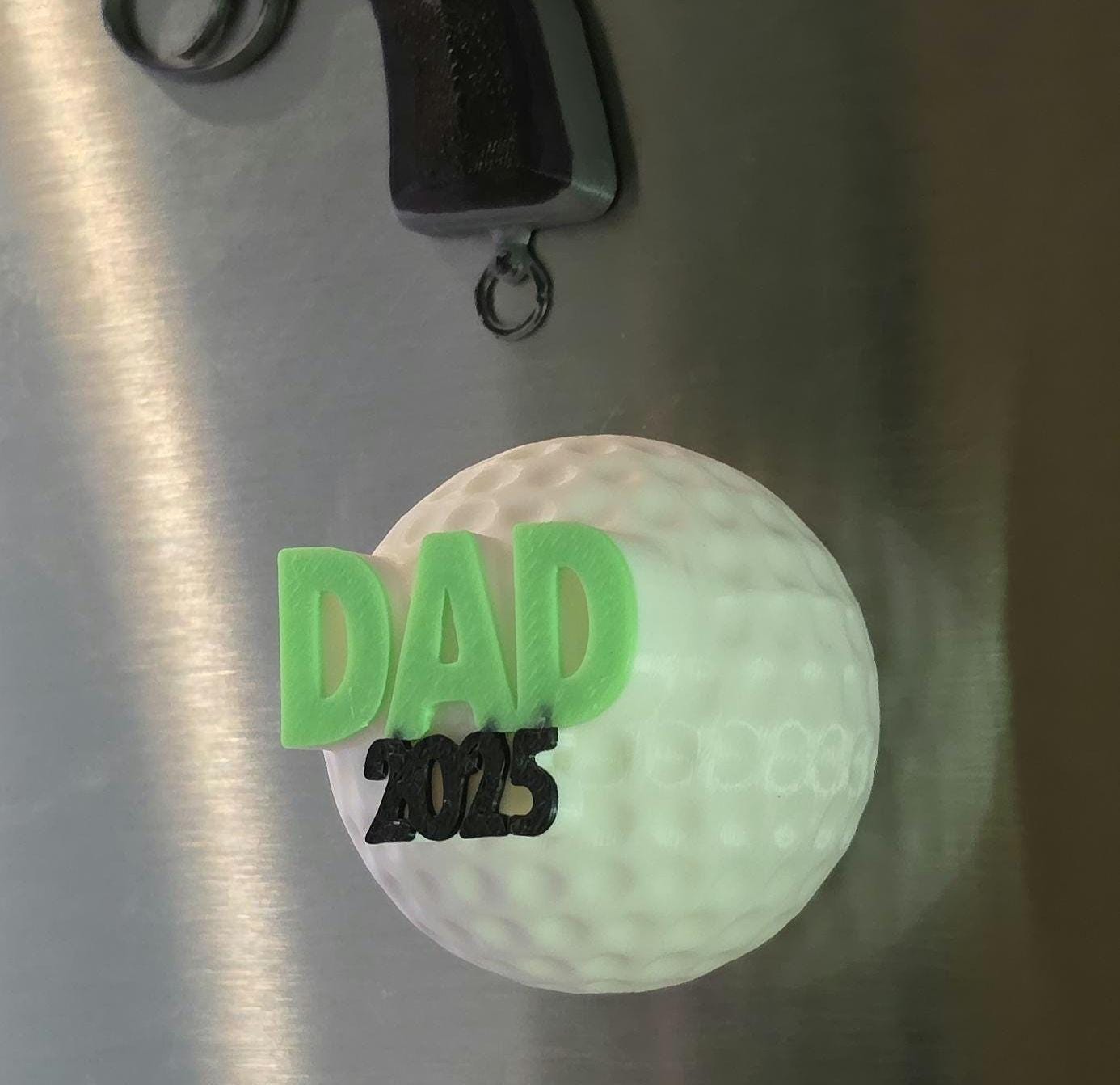 Father's Day Fridge Magnet Tool Chest Gold Bullion Fridge fishing Carp Gold Bar 1oz Pure 3d Printed No.1 Dad For Him Hobbies Father Nugget