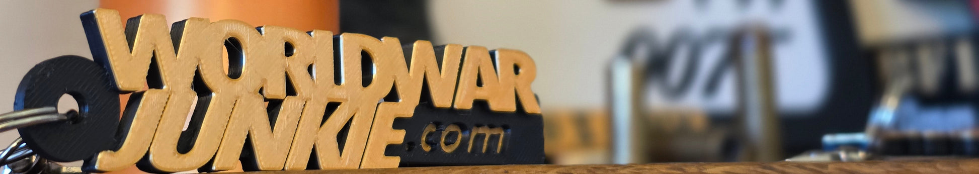 BERTIE MEEKS WORLD WAR JUNKIE KEYRING 007