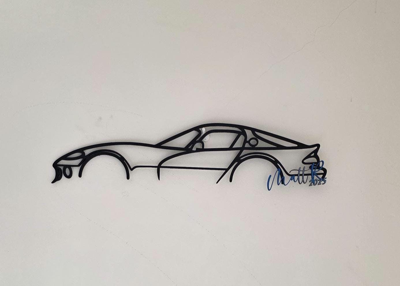 Recycled Supermarine Spitfire Large Wall Art Plastic 3d Print Large Vector Dual Colour WW2 Decor