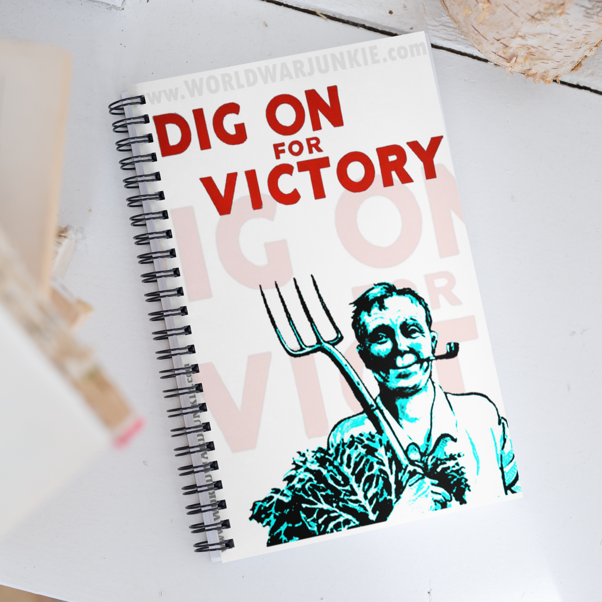 Dig on for Victory Note Book Spiral Motivational Organiser