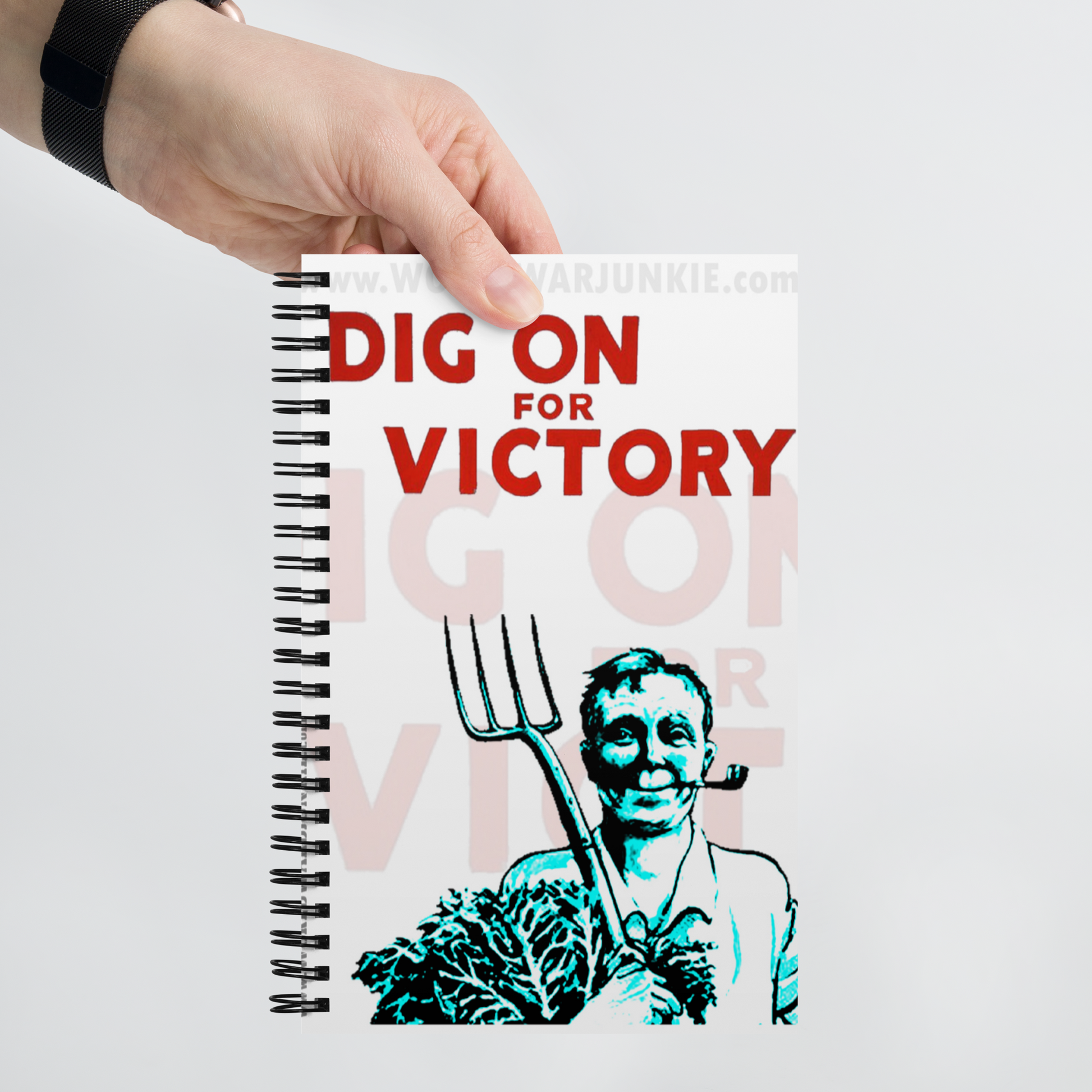 Dig on for Victory Note Book Spiral Motivational Organiser