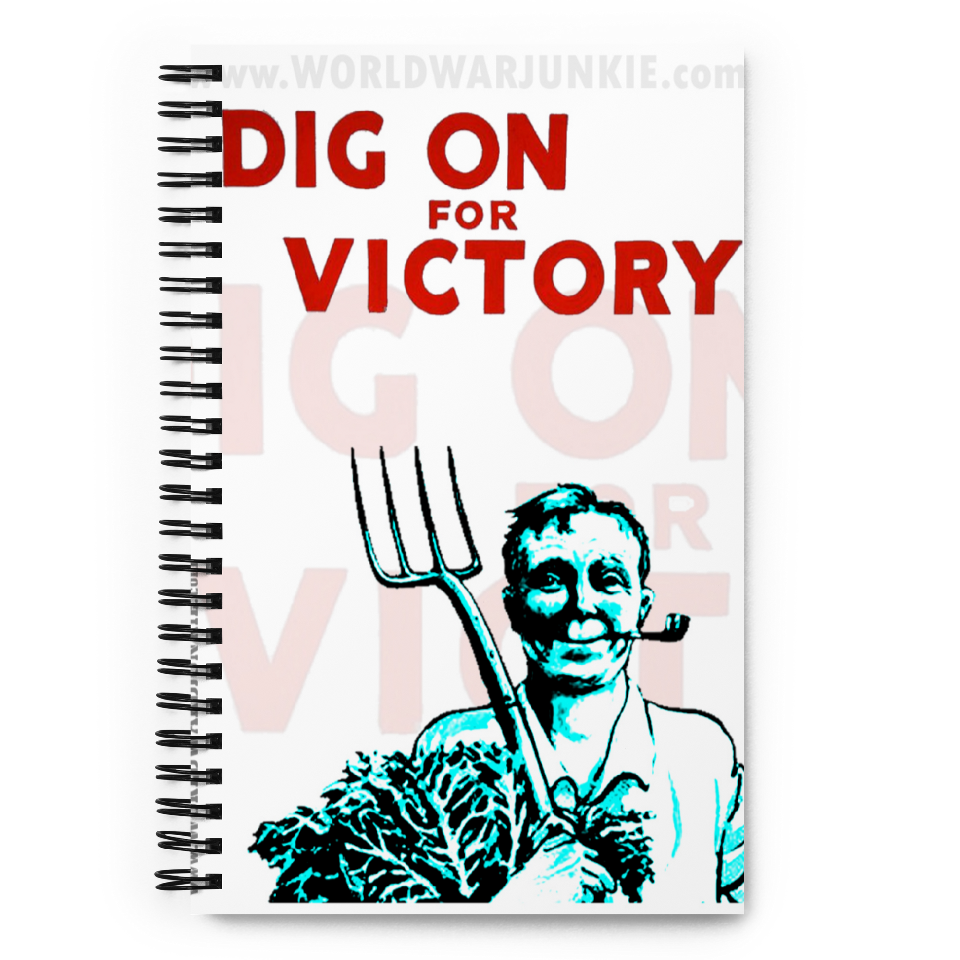 Dig on for Victory Note Book Spiral Motivational Organiser